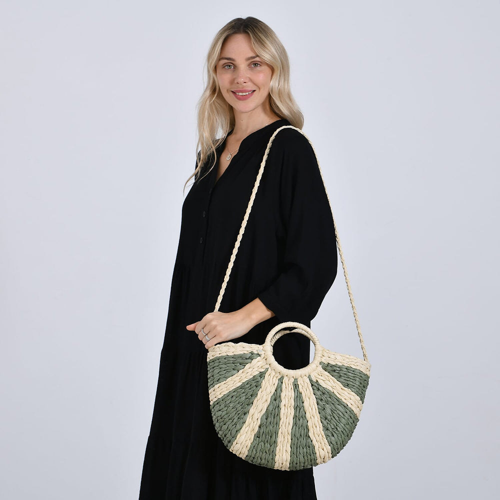 Crossbody Bag (Size - One Size) - Green & Blue