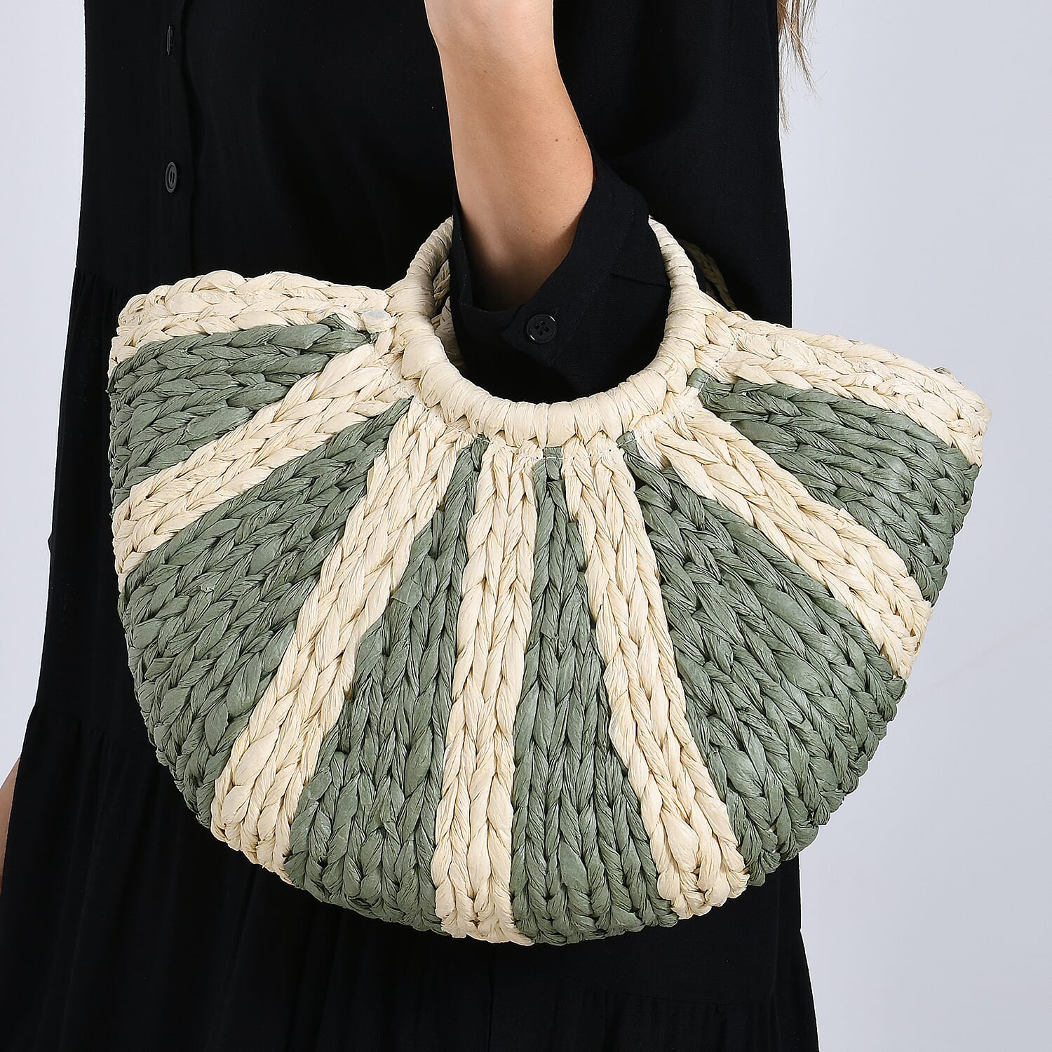 Crossbody Bag (Size - One Size) - Green & Blue