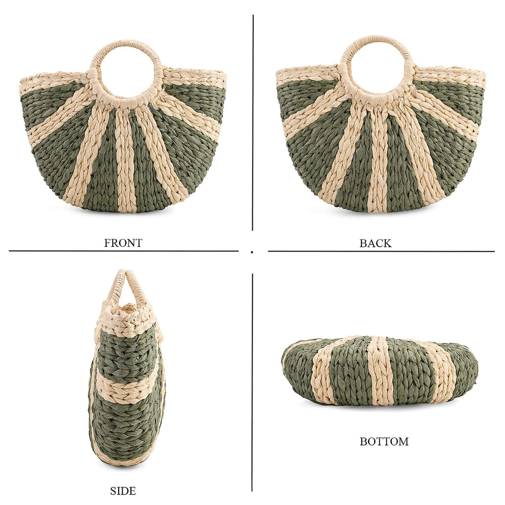 Crossbody Bag (Size - One Size) - Green & Blue