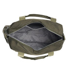 Multi-Pocket Handbag with Crossbody Strap (120 cm) - Green