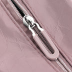 Multi-Pocket Handbag with Crossbody Strap (120 cm) - Dusty Pink