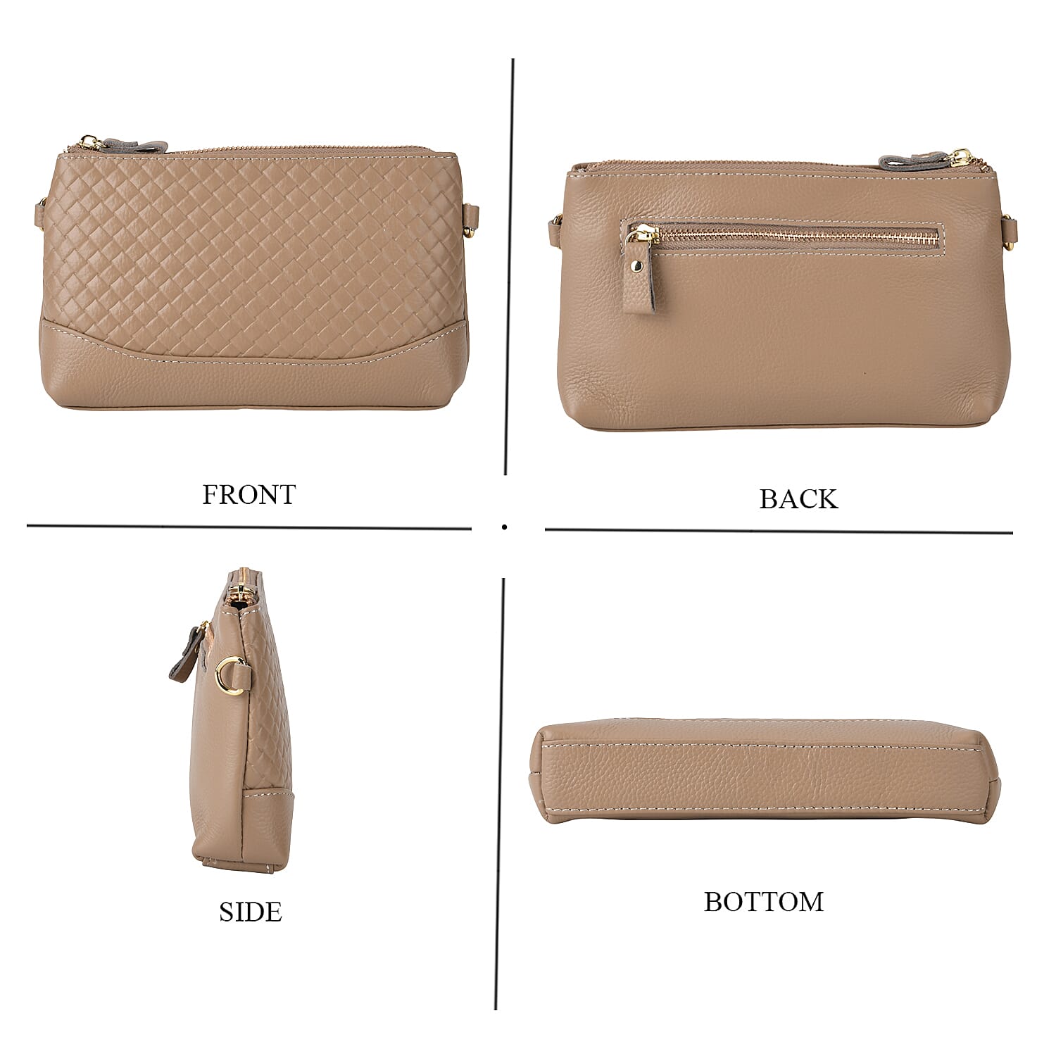 Crossbody Bag (Size - One Size) - Grey