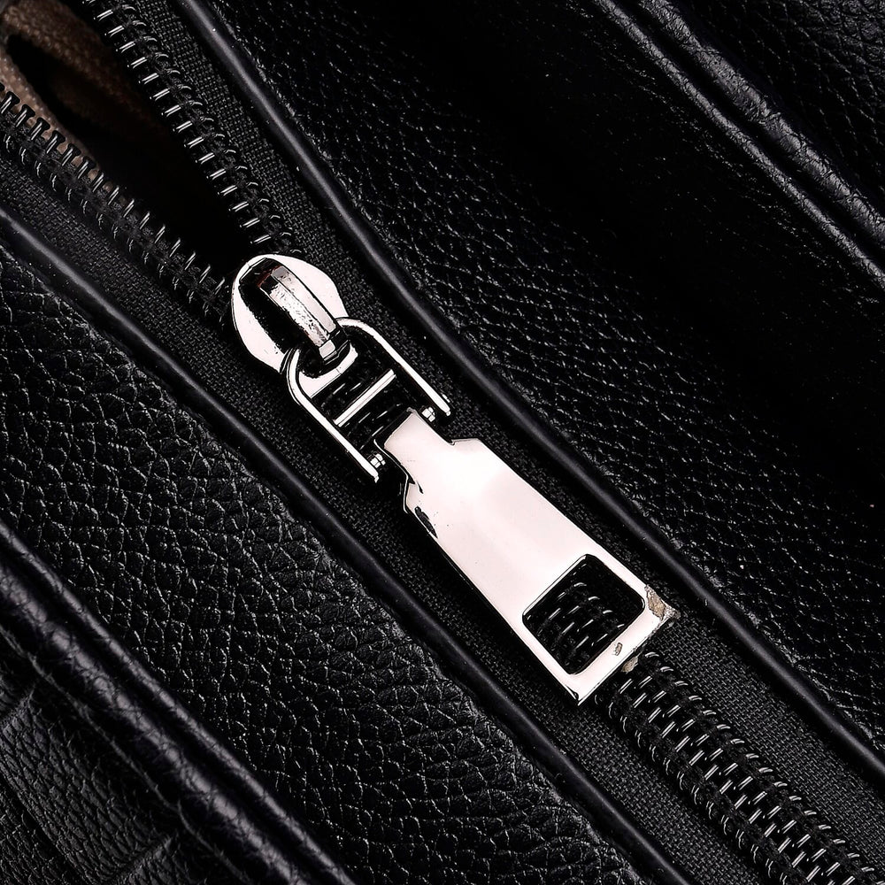 Elegant Croc Pattern Crossbody Bag with Braided Top Handle - Gun