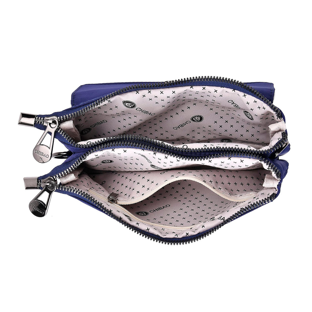 Set of 2 Bags - Crossbody - Waist Bag - Navy - Mint Green