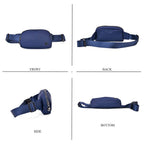 Set of 2 - Crossbody - Waist Bag - Mizzle - Navy