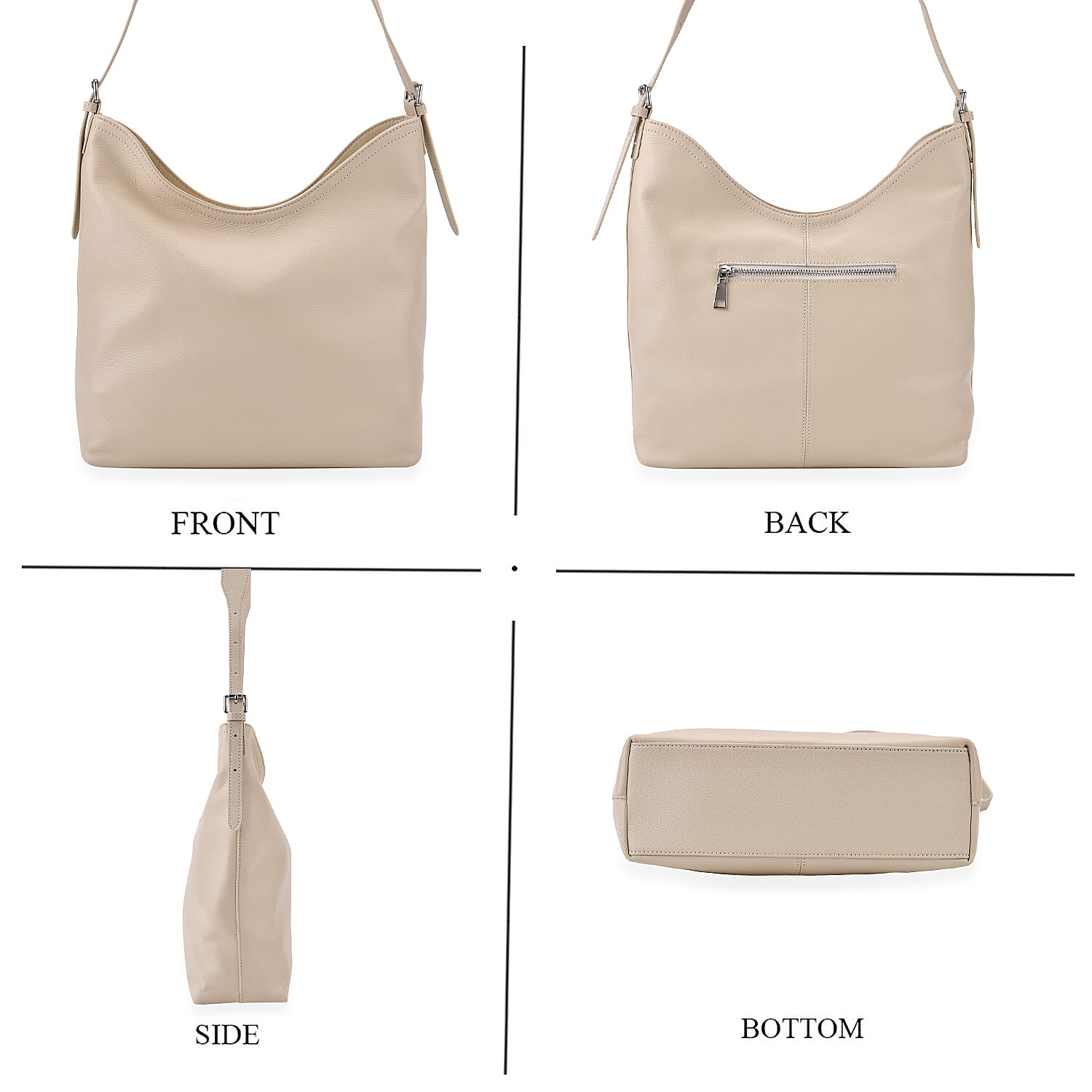 Crossbody Bag (Size - One Size) - Off White & Green