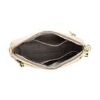 100% Genuine Leather Designer Minimalist Sling Shoulder Bag -  Ivory