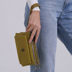 Versatile Water Proof Sling Crossbody Bag with Adjustable Strap - Olive