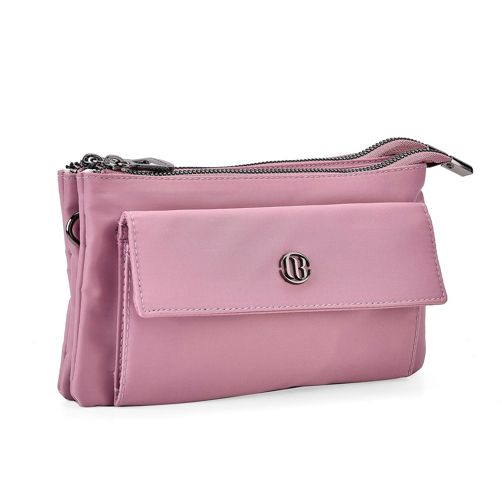 Set of 2 Bags - Crossbody - Waist Bag - Pink - Mauve