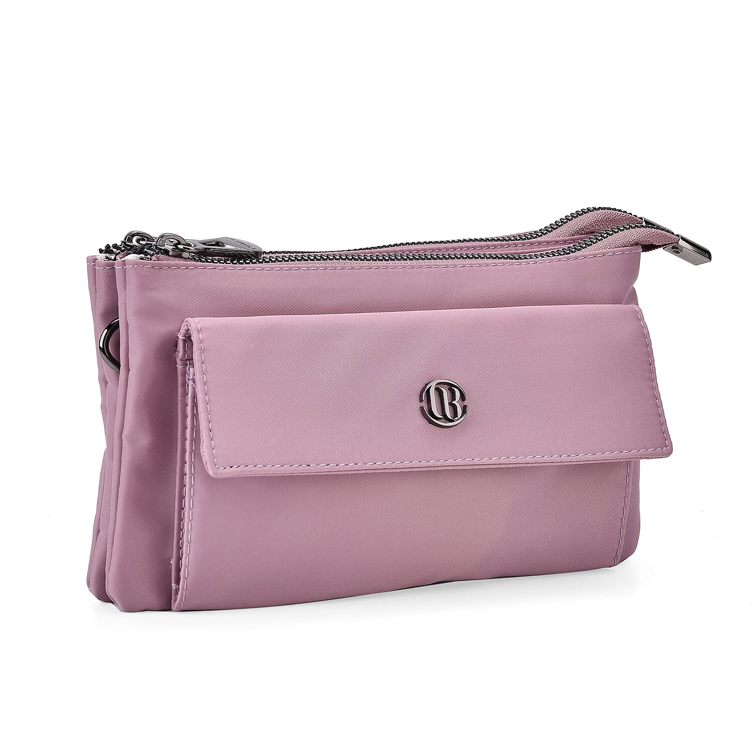 Set of 2 Bags - Crossbody - Waist Bag - Pink - Mauve