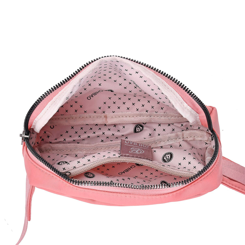 Set of 2 Bags - Crossbody - Waist Bag - Pink - Mauve