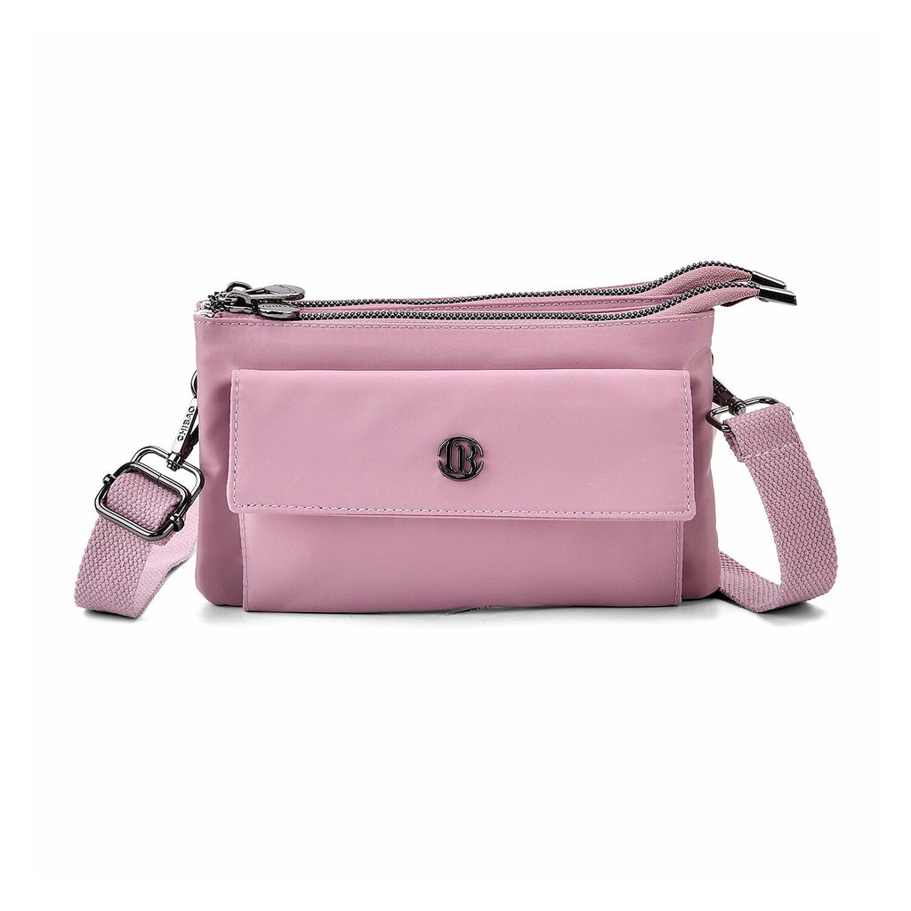 Versatile Water Proof Sling Crossbody Bag with Adjustable Strap - Lilac
