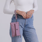 Versatile Water Proof Sling Crossbody Bag with Adjustable Strap - Lilac