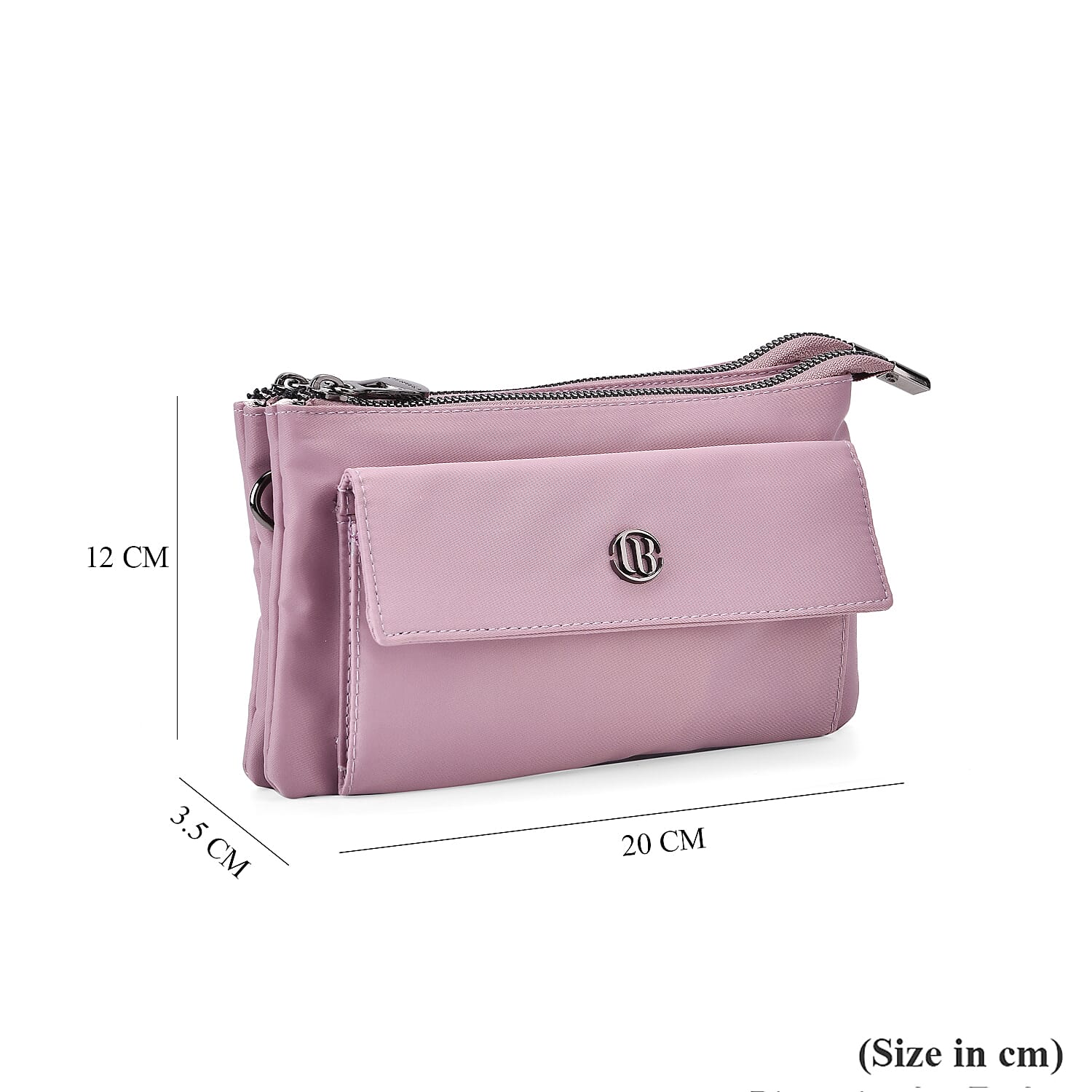 Versatile Water Proof Sling Crossbody Bag with Adjustable Strap - Lilac