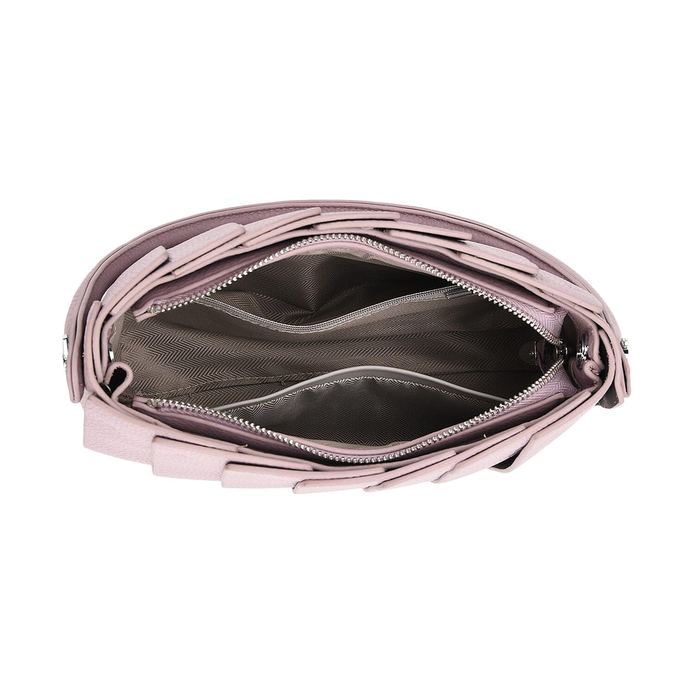 MISS IT OR MISS OUT -- Designer inspired Womens Top Handle Shoulder Bag with Adjustable Strap - Lilac