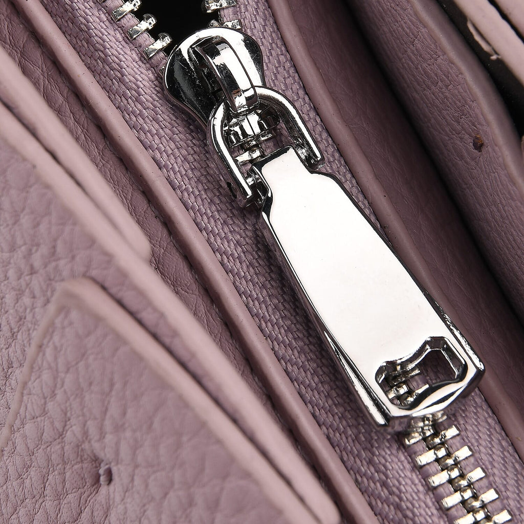 MISS IT OR MISS OUT -- Designer inspired Womens Top Handle Shoulder Bag with Adjustable Strap - Lilac