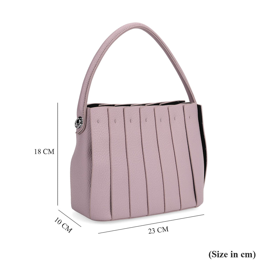 MISS IT OR MISS OUT -- Designer inspired Womens Top Handle Shoulder Bag with Adjustable Strap - Lilac