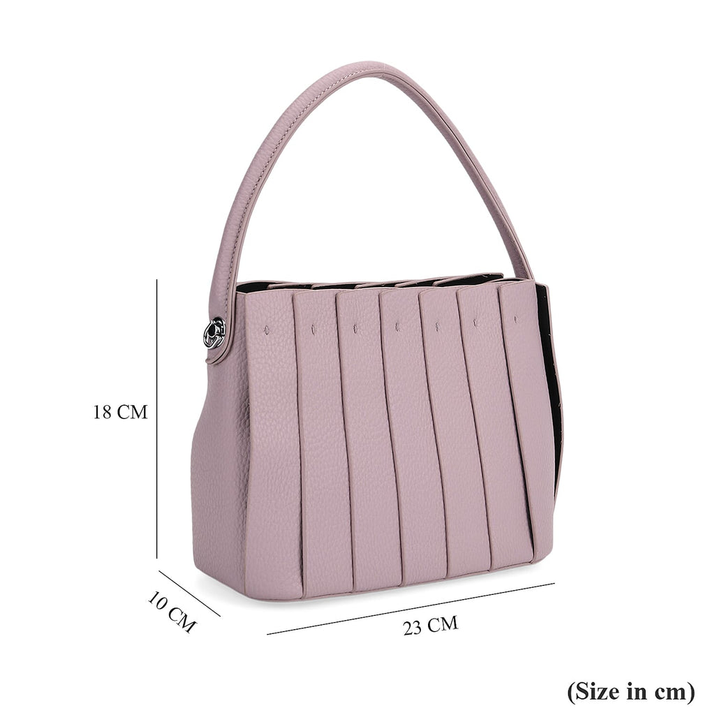 MISS IT OR MISS OUT -- Designer inspired Womens Top Handle Shoulder Bag with Adjustable Strap - Lilac