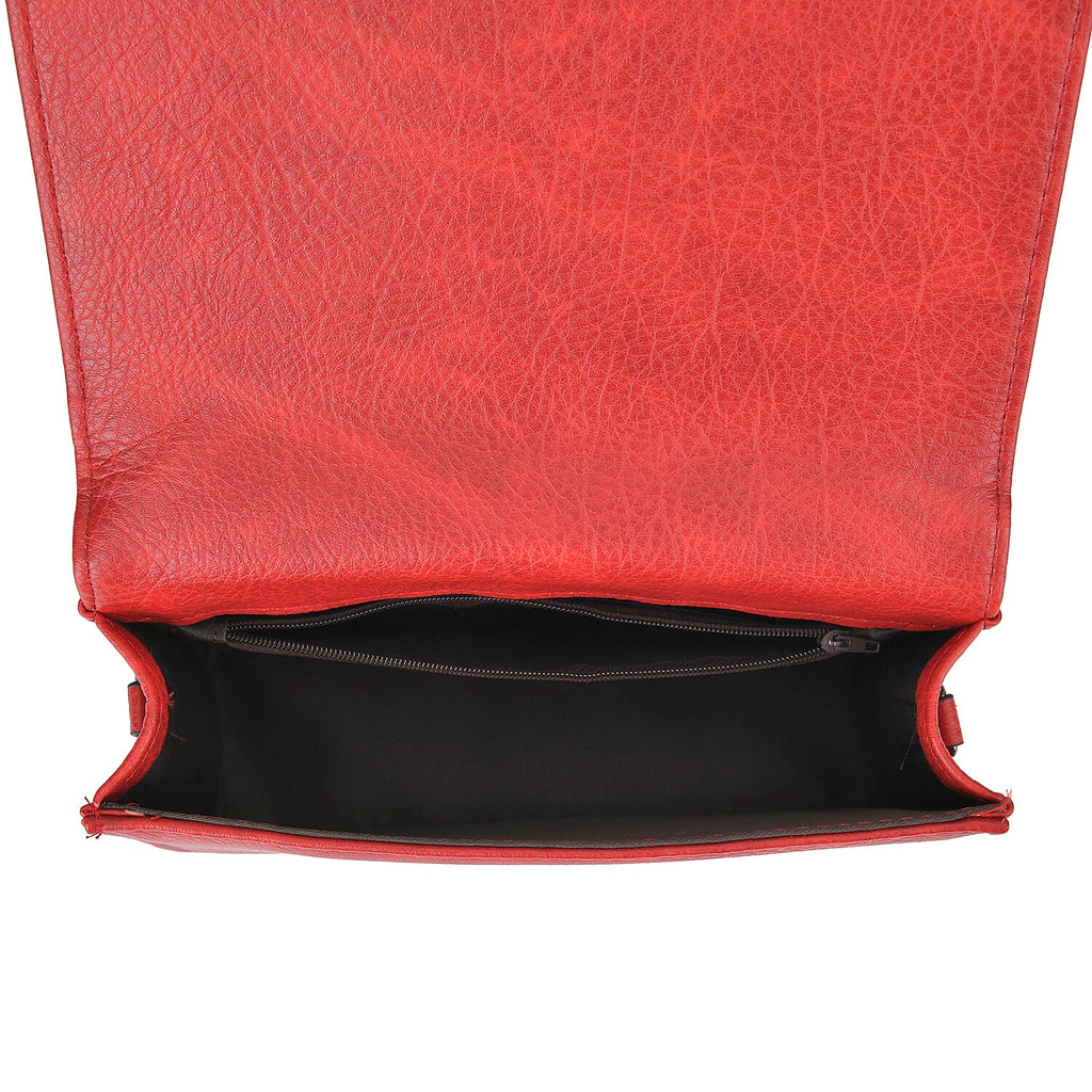 Set of 2- Sling Crossbody Bag with Card Holder - Red