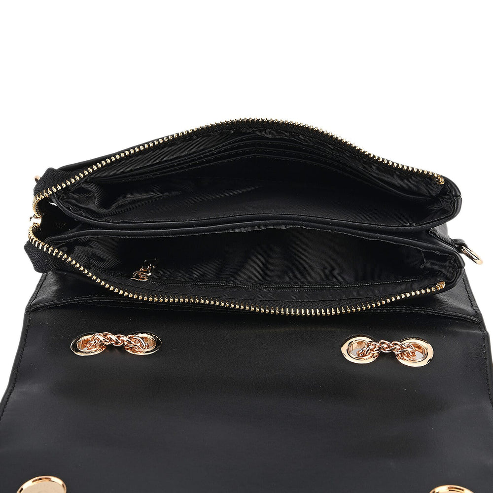 Where Artisans Give Silk a Soul - Limited Edition - Genuine Leather Crossbody Bag with Mulberry Silk Art - White - Multicolour