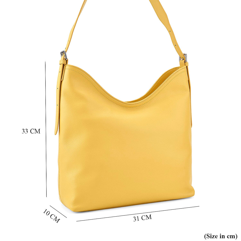 SUPERFIND - Hongkong Closeout Deal - 100% Genuine Leather Litchi Embossed Crossbody Bag - Buttermilk