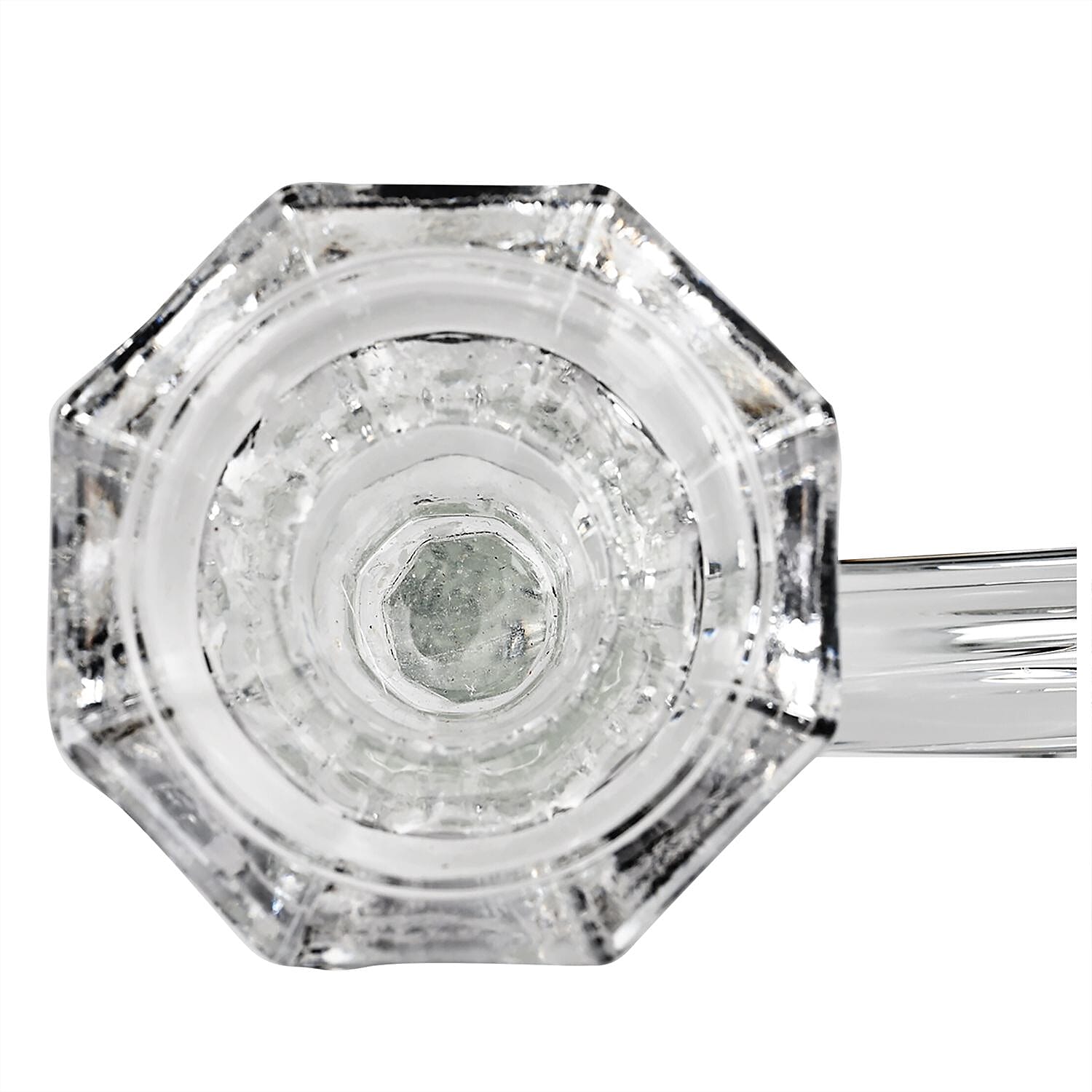 Crystal Candle Holder - Octagon