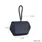 Crystal Clutch Bag - Navy