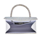 Crystal Patterned Clutch (Size 22x6x14 cm) - AB & AB