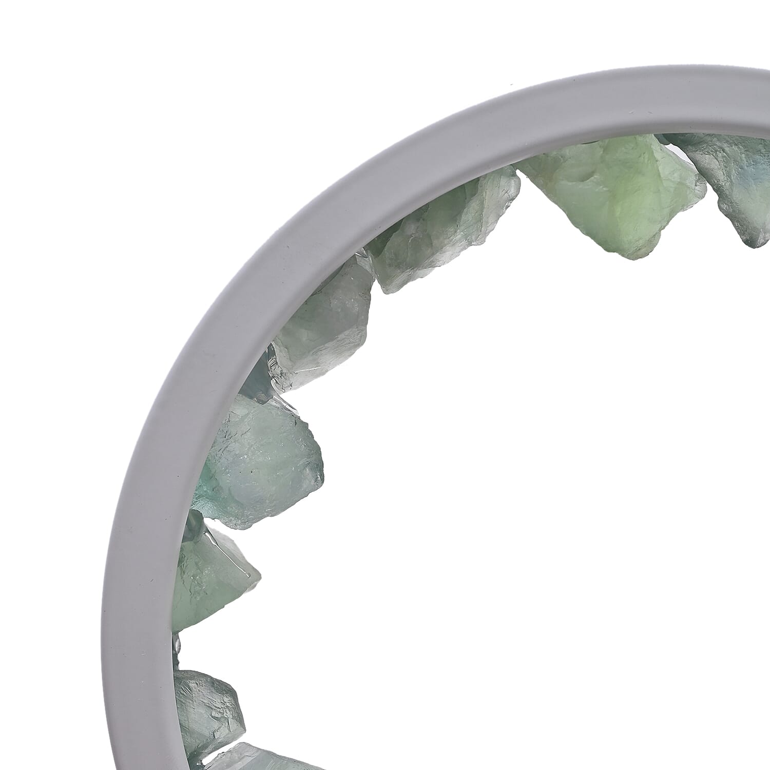 Green Aventurine Crystal Wellness Table Lamp - Green