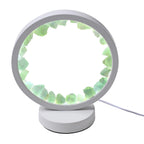 Green Aventurine Crystal Wellness Table Lamp - Green