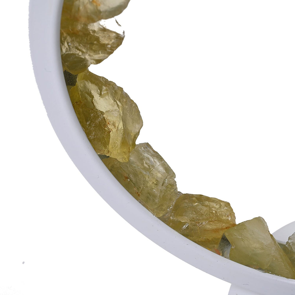 Citrine Crystal Wellness Table Lamp - Yellow