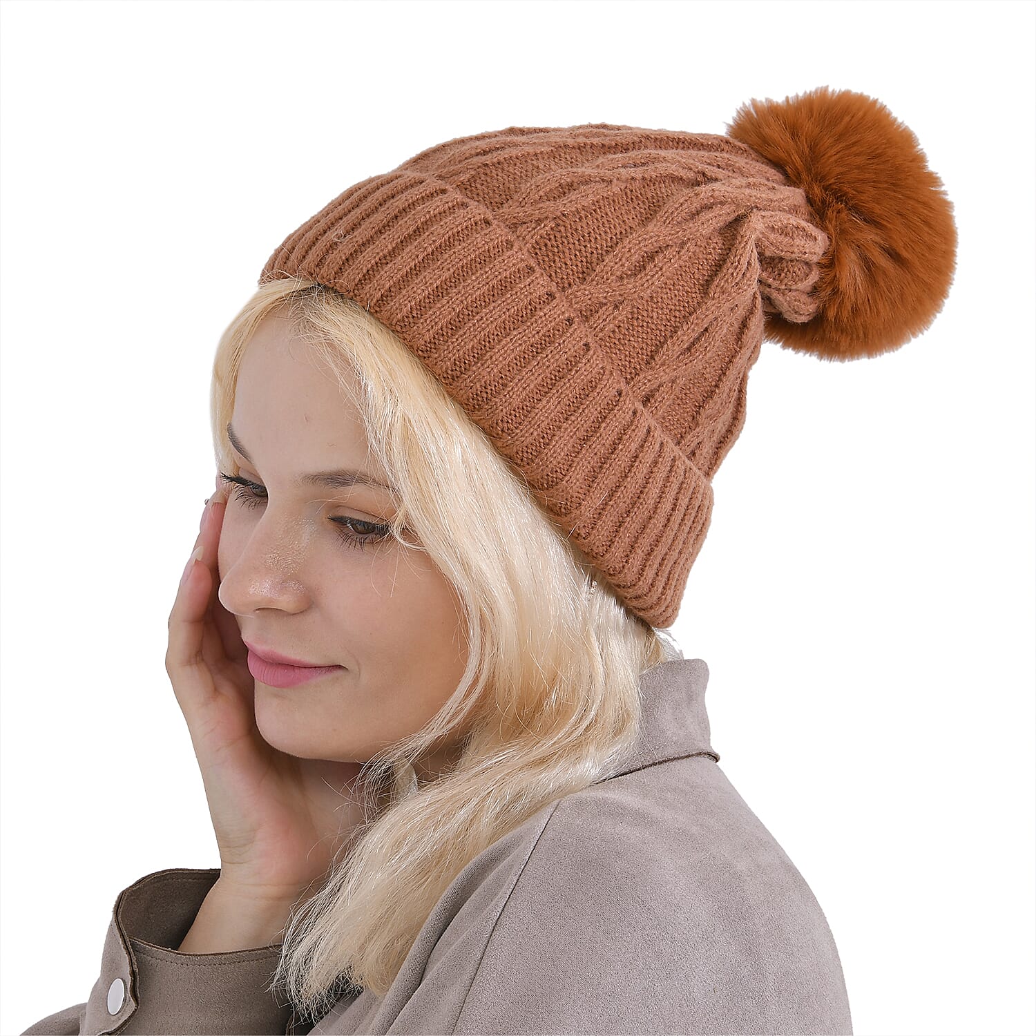 Cuff Beanie - Yellow