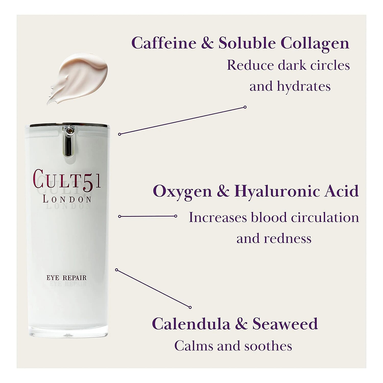 Cult51 Eye Repair Cream - 15ml