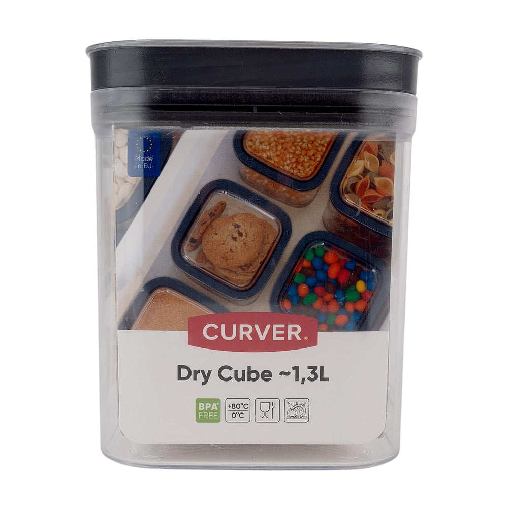 Curver Dry Cube 1.3L Storage Container (One Size) - Clear