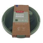 Curver Smart 1.0L Round Lunch Kit with Cutlery - Green