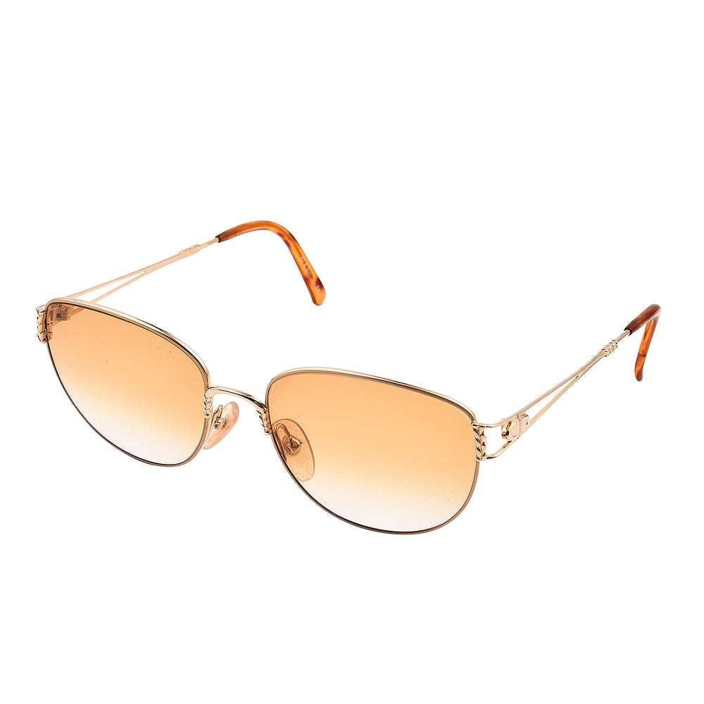DIOR Cat Eye Sunglasses with Yellow Lenses  - Yellow