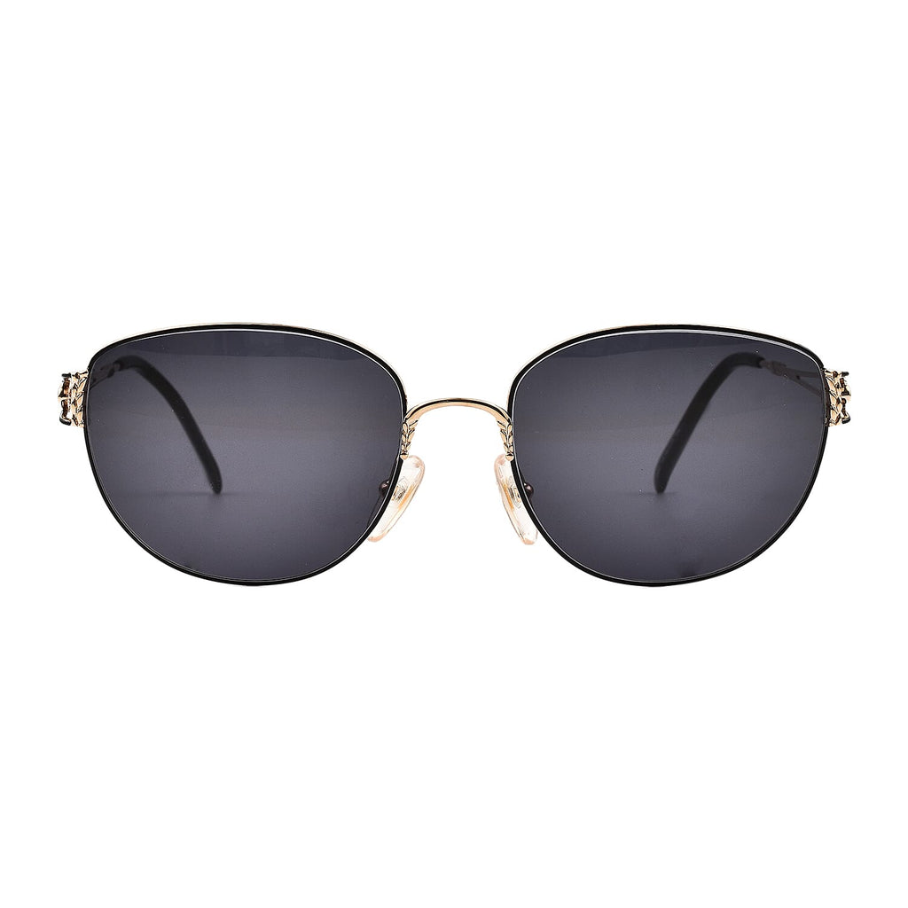DIOR Ladies Cat Eye Metal Sunglasses - Black