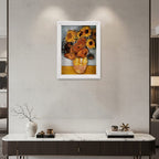 DIY 169-Piece 3D Photo Frame Jigsaw Puzzle - Sunflowers (Vase with Twelve Sunflowers)