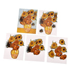 DIY 169-Piece 3D Photo Frame Jigsaw Puzzle - Sunflowers (Vase with Twelve Sunflowers)