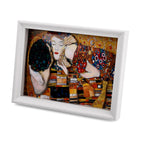 DIY 169-Piece 3D Photo Frame Jigsaw Puzzle - The Kiss