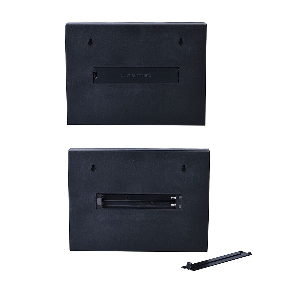 DIY  Cinematic LED Light Box (Size 30x22x4 Cm) - Black - White - (Requires 6AA Batteries - Not Incld)