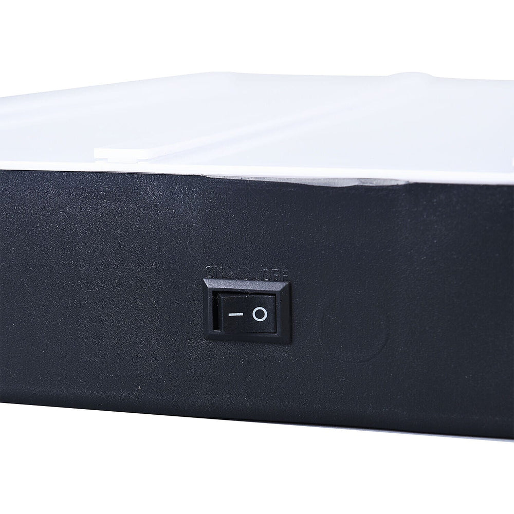 DIY  Cinematic LED Light Box (Size 30x22x4 Cm) - Black - White - (Requires 6AA Batteries - Not Incld)