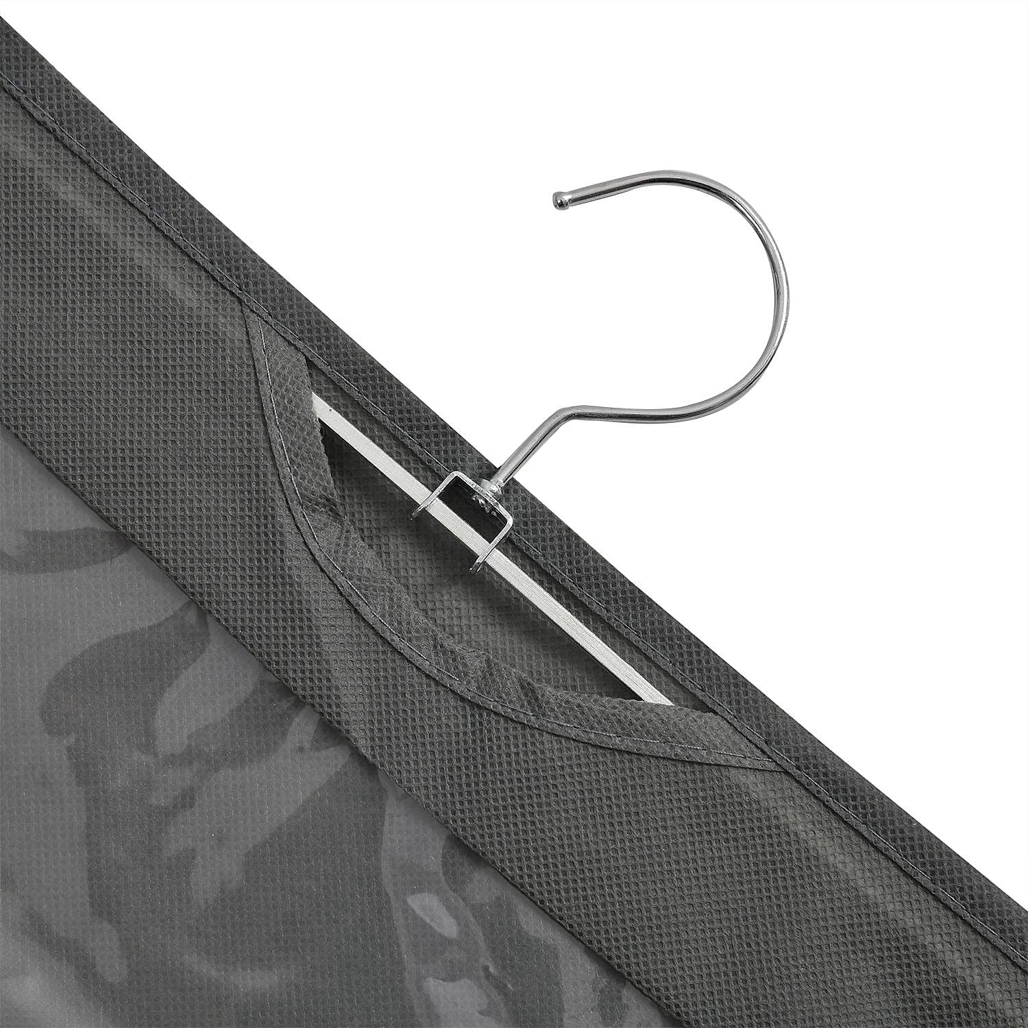 Set of 2 Anti Dust Two-Sided Multi-Purpose Organiser (Size 85x34 Cm) - Grey