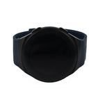 Automatic Round Multifunctional Smartwatch - Steps, Sleep, Heart Rate, Blood, Spo2. with Blue Silicone Strap