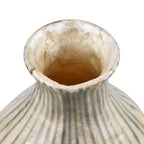 100% Handmade Capiz Circular Pear Vase (Size 38x18 Cm) - Natural