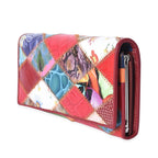 100% Genuine Leather One Time Close Out Deal Multi Colour Wallet (Size 18.5x3x9 Cm) - Croc Embossed