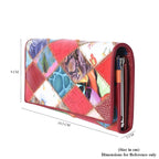 100% Genuine Leather One Time Close Out Deal Multi Colour Wallet (Size 18.5x3x9 Cm) - Croc Embossed