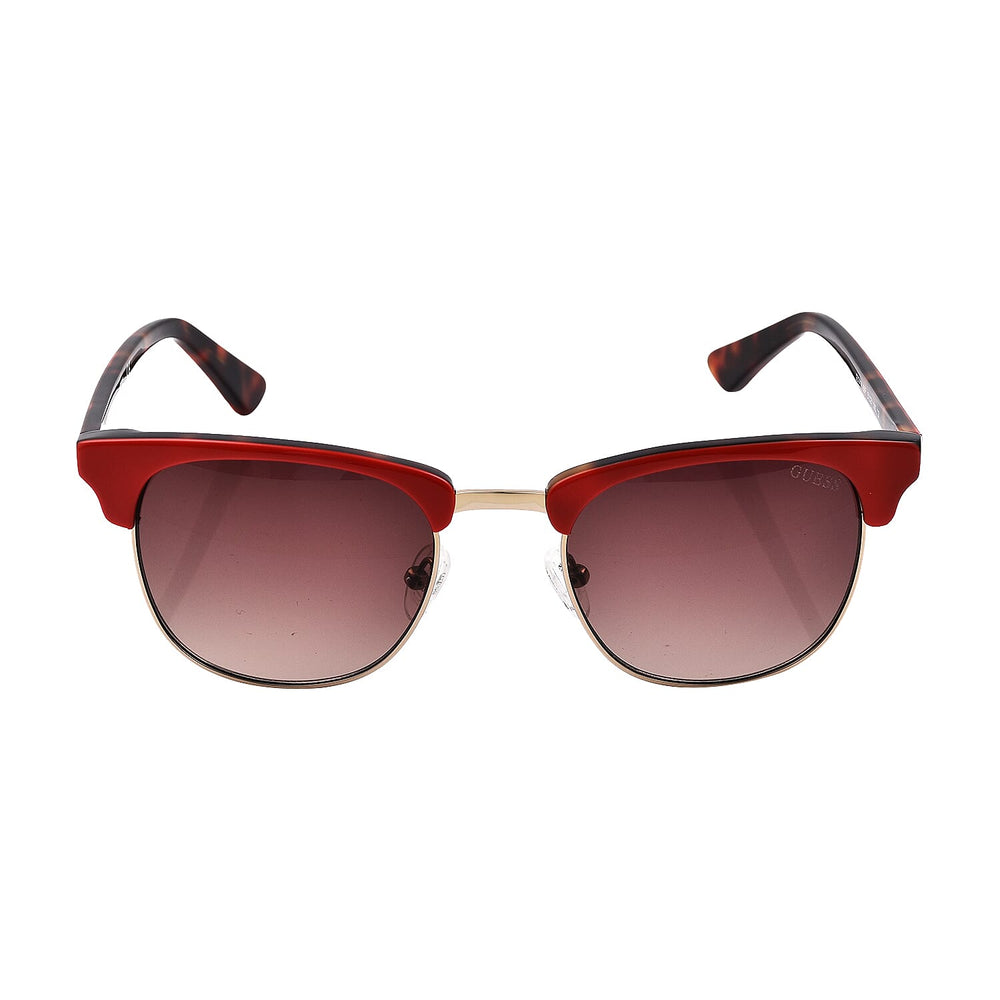 Guess Browline Red Frame Sunglasses - Red