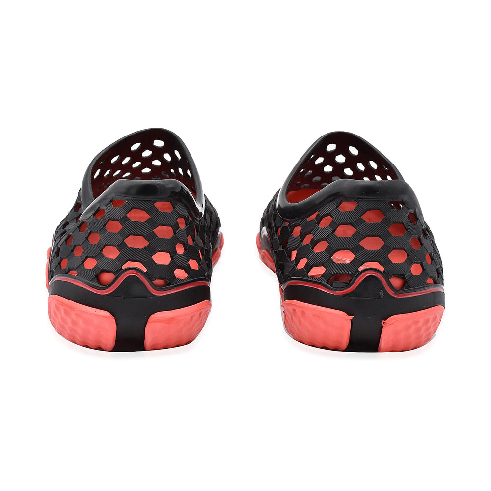 Dotted Outdoor Trainers (Size 7) - Black and Red