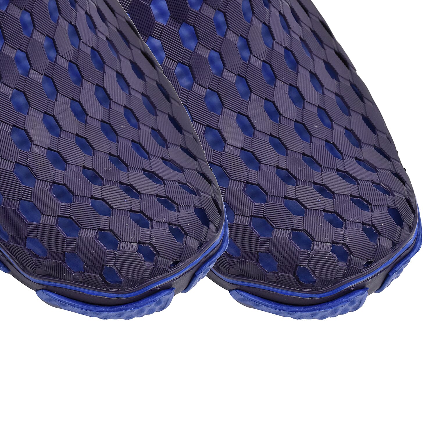 Dotted Outdoor Trainers (Size 7) - Navy and Blue